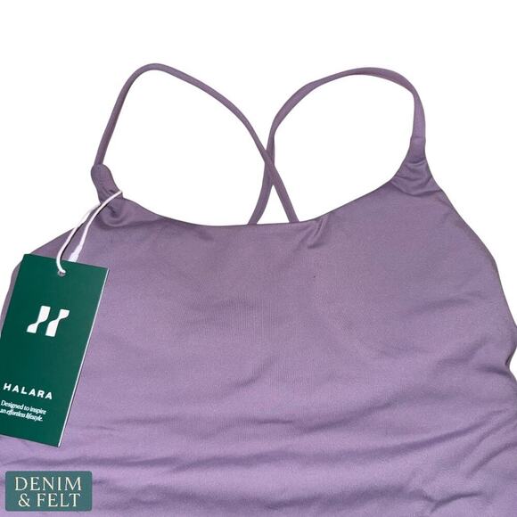 Halara SoftlyZero™ Plush Backless Active Dress Tulip Purple Size XS NEW/NWT! - Picture 9 of 13
